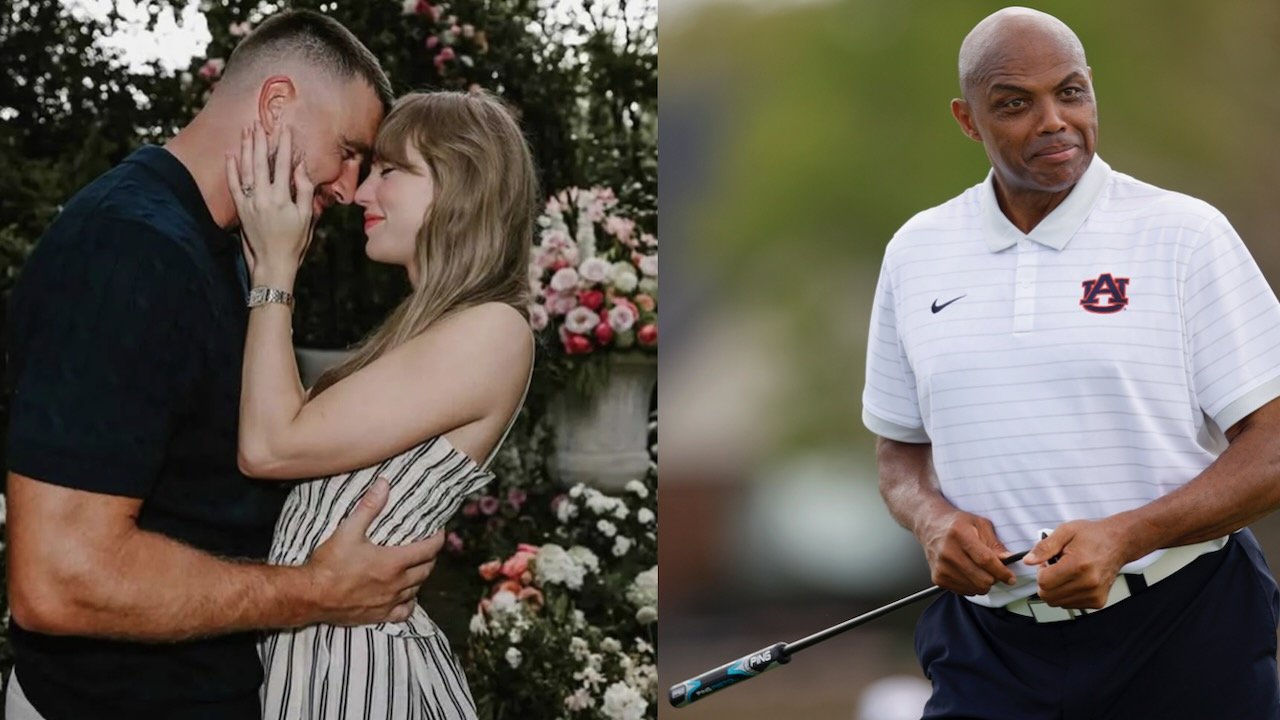 Charles Barkley le dijo que no a la boda de Taylor Swift: prefiere golf y cerveza
