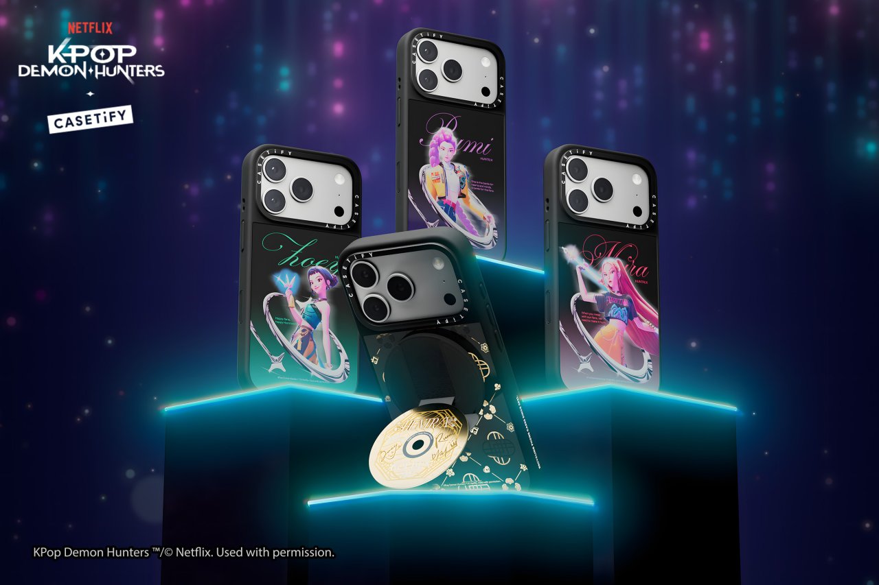 Casetify se suma al fenómeno: colección de accesorios inspirada en 'KPop Demon Hunters'